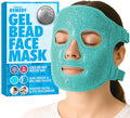 Perfect Remedy Face Ice Pack, Reusable Hot & Cold Ice Face Mask, Gel Compress for Helping with Puffy Eyes and aiding in Conditions of Swelling, Facial Spa Cooling Mask for Women and Men (Green)