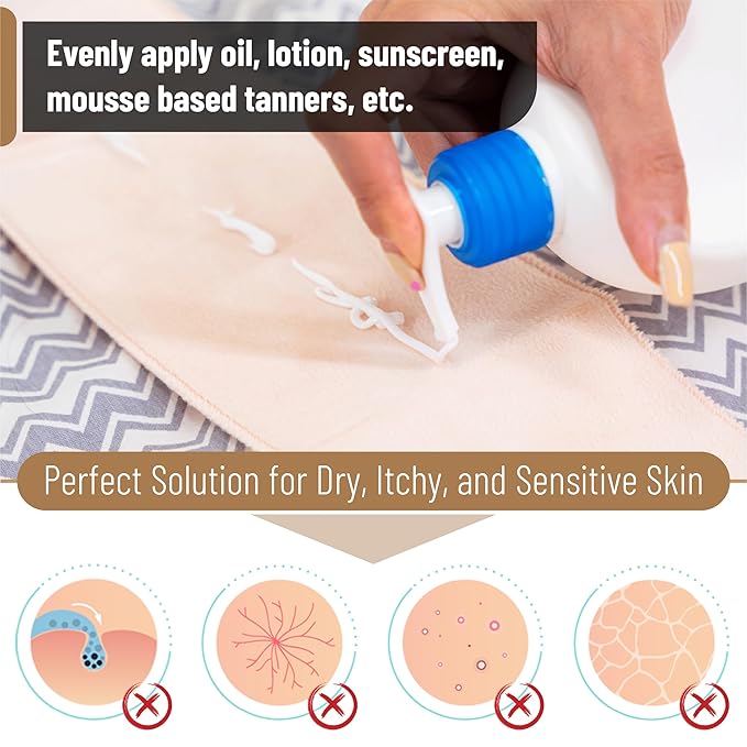 Slick- Lotion Applicator for Your Back - Easy Application of Lotions and Creams - Smooth and Even Application to Entire Back - Sunscreen Applicator for Back