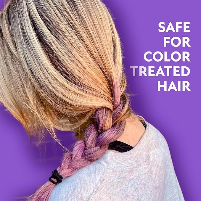 Fun In by Sun In Temporary Hair Color with Easy Brush Applicator for Kids, Teens & Adults - Washable One day color for Festivals, Events & Parties - All Hair Types