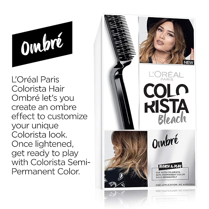 L’Oreal Paris Colorista Hair Bleach, Ombre Hair Color Kit, 1 Hair Bleach Kit