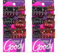 Goody Classics Claw Clips, Assorted Sizes, Assorted Colors - All Hair Types - Great for Easily Pulling Up Your Hair - Pain-Free Hair Accessories for Women, Men, Boys and Girls, 8 Count (Pack of 2)