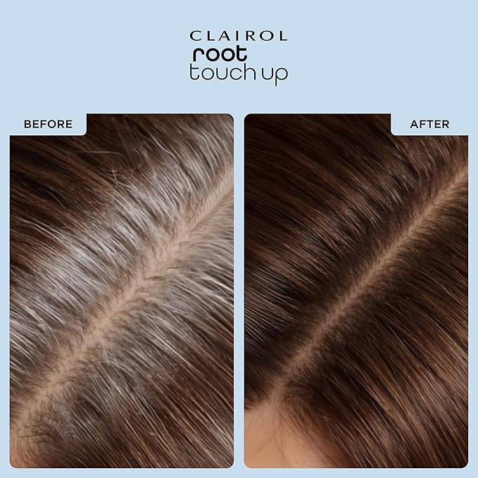 Clairol Root Touch-Up Temporary Concealing Powder, Dark Brown Hair Color, Pack of 1