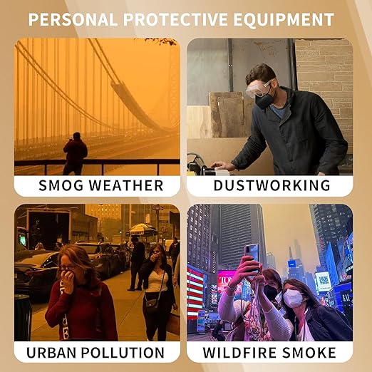 KN95 Face Mask Disposable Adults - 100 Pack Adjustable 5 Layer Protection KN95 Face Mask Breathable Comfortable Respirator KN95 Mask Individually Wrapped Women Men