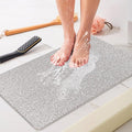 Shower Mat Bathtub Mat Non-Slip - 24x32 Inch, Soft Comfort Bath Mat with Drainage Holes, PVC Loofah Massage Bathmat for Shower, Tub, Bathroom, Wet Areas, Quick Drying