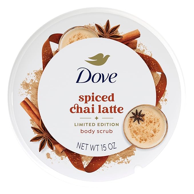 Dove Scrub Cinnamon Pumpkin Pie Exfoliates & Moisturizes Skin 15 OZ