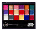 J.CAT BEAUTY Freedom Creator Lip Palette with 18 Versatile Shades for Personalized Lip Colours, Glittery Pigmented Shades for Soft and Bold Looks, Freedom Sparkle