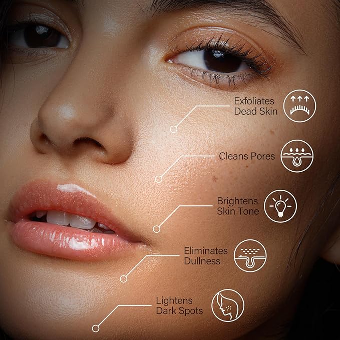 Easter Gifts for Women Turmeric Vitamin C Face Scrub-Turmeric Microdermabrasion Exfoliating Facial Scrub Vitamin C Face Exfoliator