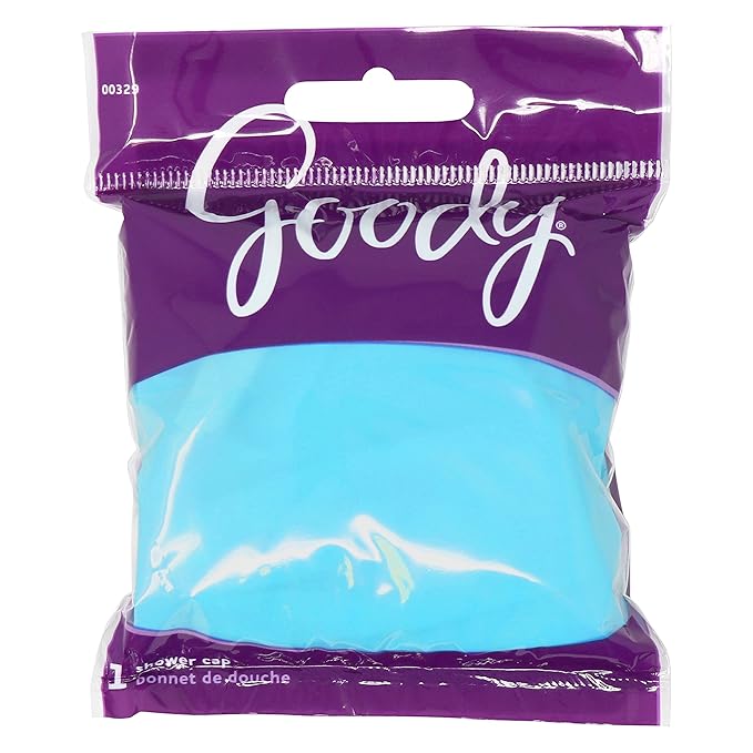 Goody Styling Essentials Shower Cap, 1 Count - Protect Your Hairstyle While Remaining Comfortable - Made with Durable and Waterproof Materials - Hair Accessories for Men, Women, Boys, and Girls