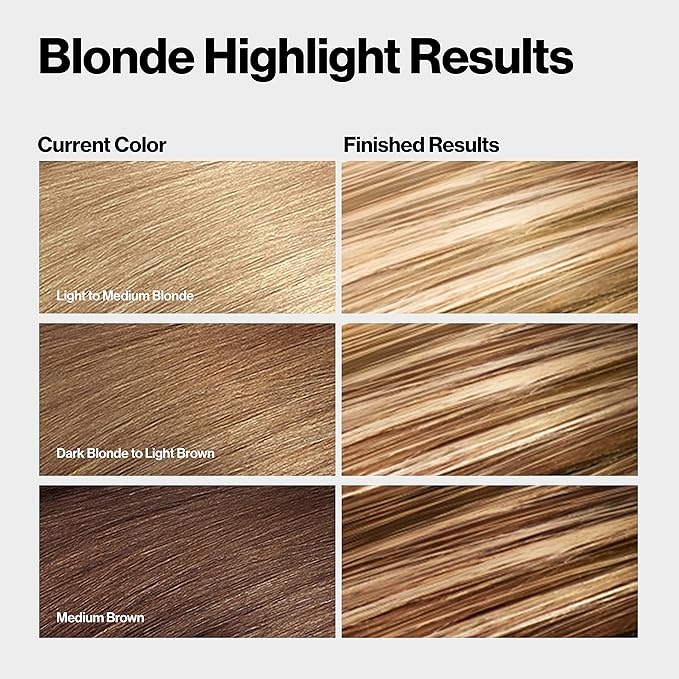 Revlon Color Effects Highlighting Kit, Permanent Hair Dye, For Balayage, Frosting, & Ombre Styling, Ammonia & Paraben Free, 20 Blonde, 8 Oz (Pack of 1)