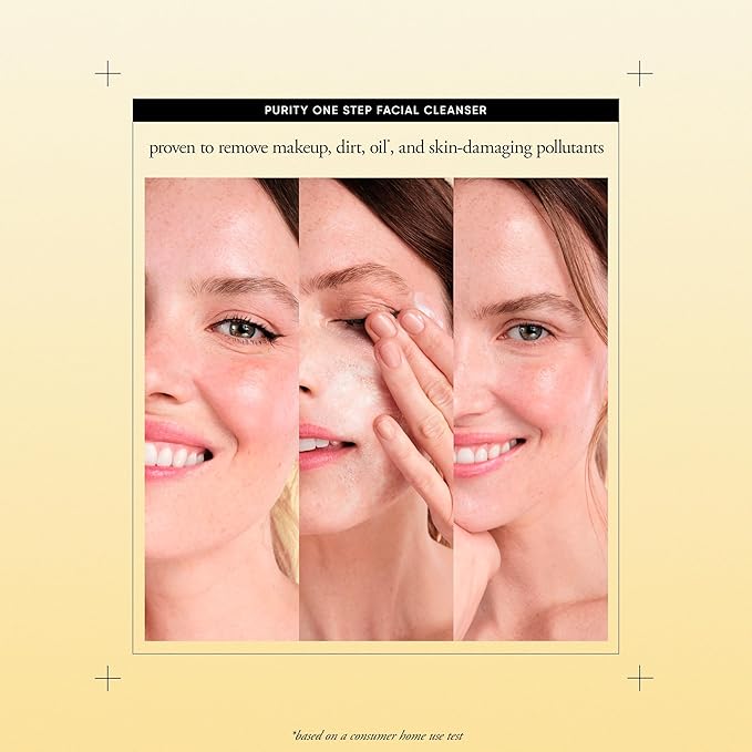 philosophy purity made simple one-step facial cleanser- with meadowfoam seed oil gently cleanses & melts away dirt, oil & stubborn makeup paraben-free face wash
