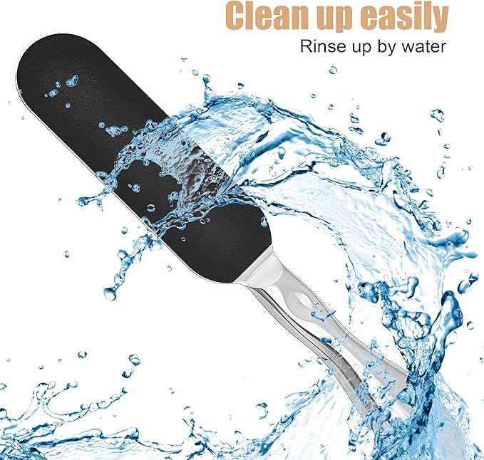 Professional Pedicure Foot File, Coarse/Fine Dual Sided and Reusable Stainless Steel Cracked Skin Corns Callus Remover Feet File with 12 Replaceable Coarse-Fine Foot Pads