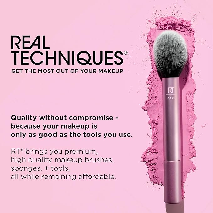 Real Techniques Miracle Complexion Beauty Sponge Makeup Blender with Case
