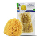 Baby Buddy Natural Baby Bath Sponge 4in Soft Grass Sea Sponge, Soft on Baby's Tender Skin, Biodegradable, Hypoallergenic, Absorbent Natural Sea Sponge, 2 Pack, Yellow