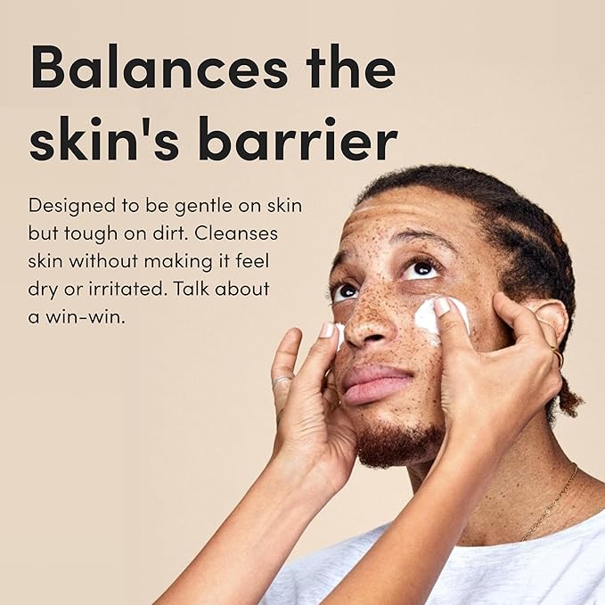 hims High Tide Hydrating Daily Cleanser - With Hyaluronic Acid & Squalane - Moisturizing, Non-Stripping Facial Cleanser - Gentle, pH Balanced, Sulfate-Free - 6.8 Fl Oz