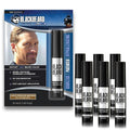 Blackbeard for Men Beard Color – 1-Day Beard, Mustache, Eyebrow, Sideburns Color – Temporary Facial Hair Tint - Hypoallergenic Beard Dye Alternative – Up to 45 applications– Light/Medium Brown, 6 Pack