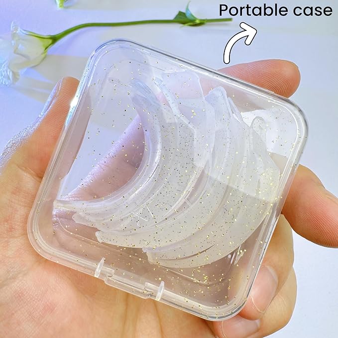 Lash Lift Shields C Curl 4 Size Lifting Pad Rapid Lifting Eyelash Shield Shiny Perm Rods Make Cat Eye Curl Flexible Pads Extreme Rod 100 Use Elastic Lami Perming Roller Big Pad For Long Eyelashes