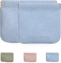 RIGHT AWAY 2 PCS Small Makeup Bag for Purse,Mini Cosmetic Organizer Make Up Bag for Women,Squeeze Coin Purse Pouch,Portable Tiny Makeup Pouches for Cosmetic Accessories,Lipstick, Jewelry, Card, Coins