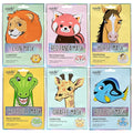 Epielle Character Face Mask Wild Kingdom 6 Pack, Fun & Effective Korean Skin Care, Spa Party Favors, Easter Basket Stuffers, Birthday Gifts for Women, Self Care Gifts