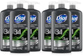 Dial Men 3in1 Body,Hair and Face Wash,Recharge, (23 fl oz Bottles),(Pack of 6)