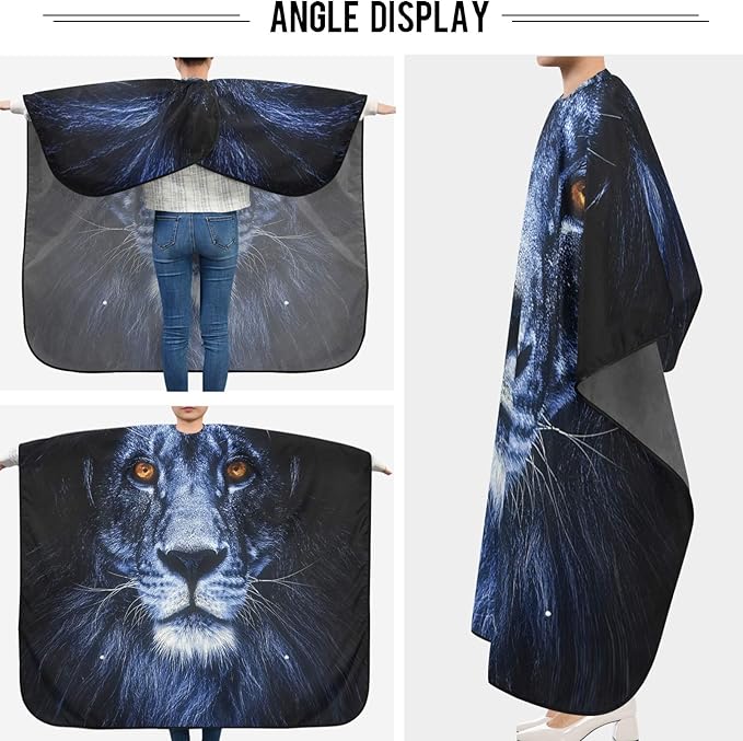 visesunny Professional Barber Cape Polyester Hair Cutting Salon Cape Apron Anti-Static Beard Bib