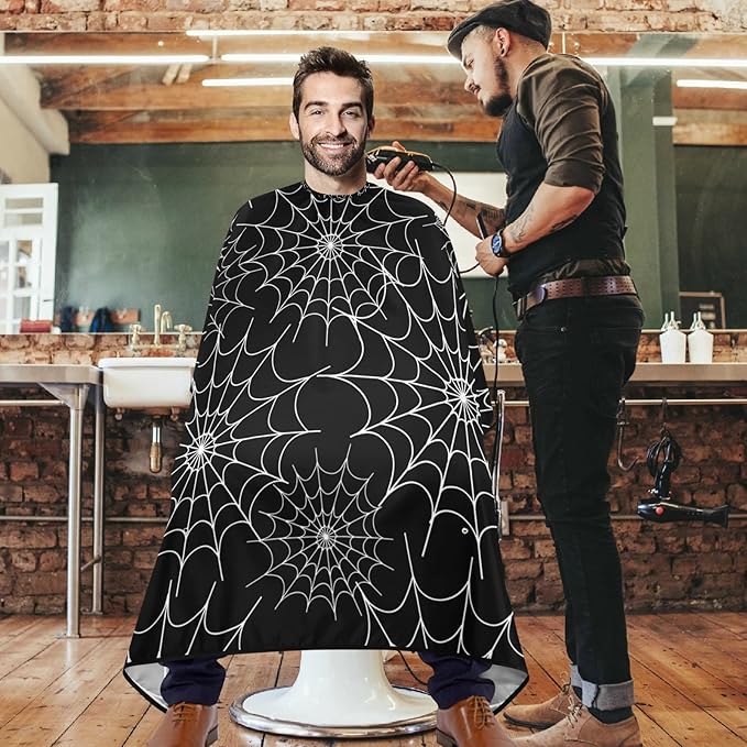 visesunny Professional Barber Cape Polyester Hair Cutting Salon Cape Apron Anti-Static Beard Bib Grooming Apron