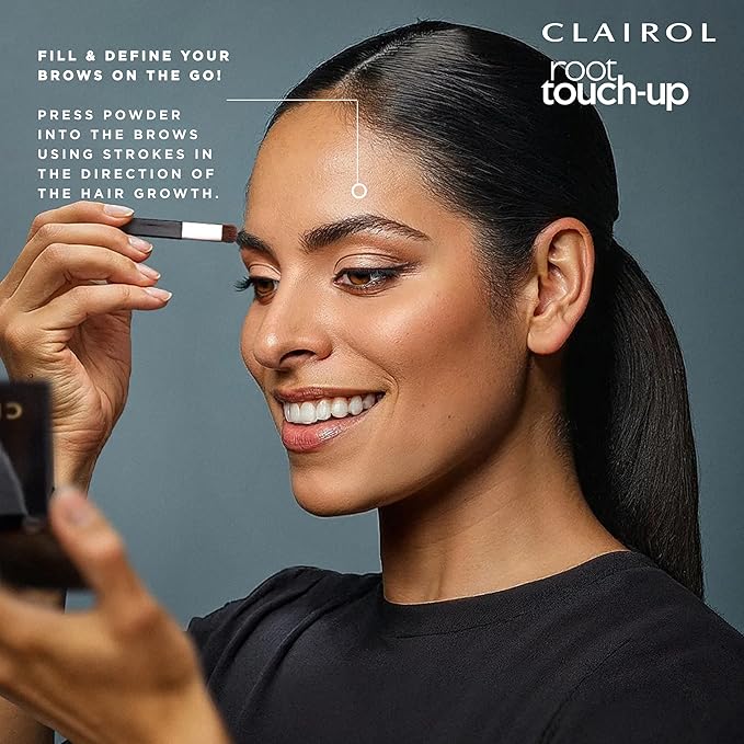 Clairol Root Touch-Up Temporary Concealing Powder, Medium Brown Hair Color, Pack of 3