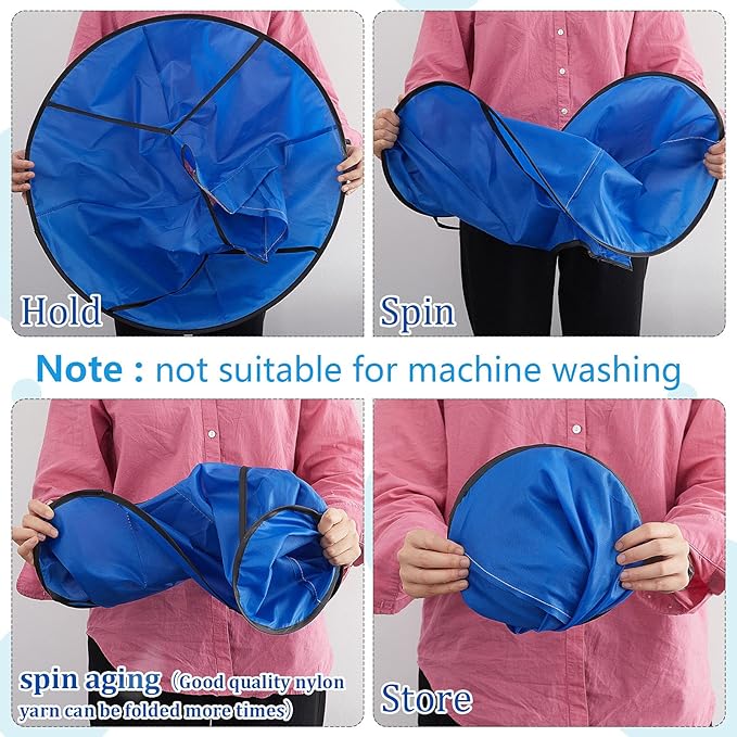 2 Pieces Hair Cutting Cape for Adults Umbrella Hair Cutting Cloak Foldable Catcher for Teens and Adults, Blue and Silver