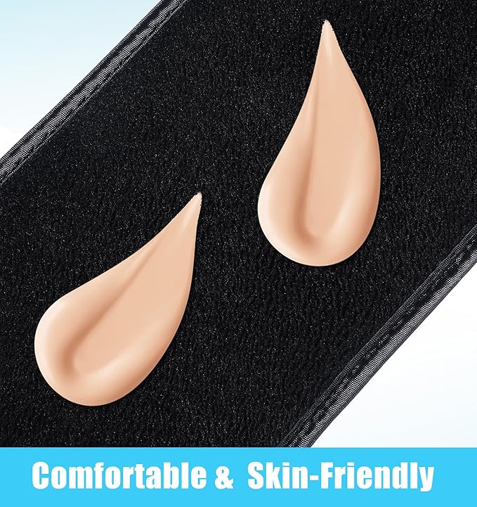 Back Self Tanner Applicator, Back Tanning Applicator, Double-sided Used for Self-tanning Lotion, Mousse, Cream (Black)