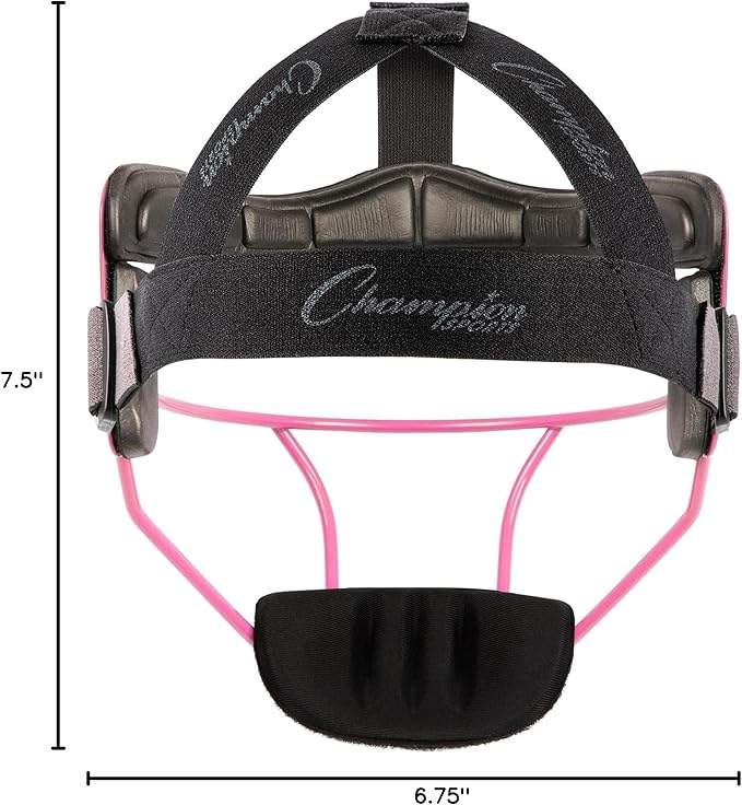 Champion Sports Steel Softball Face Mask – Durable Fielder’s Mask for Youth & Adults, Multiple Colors for Practice & Games