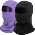 Balaclava Ski Mask for Adult, Full Face Mask Winter Fleece Thermal Cold Weather Outdoors Cover for Men Women 2 Packs