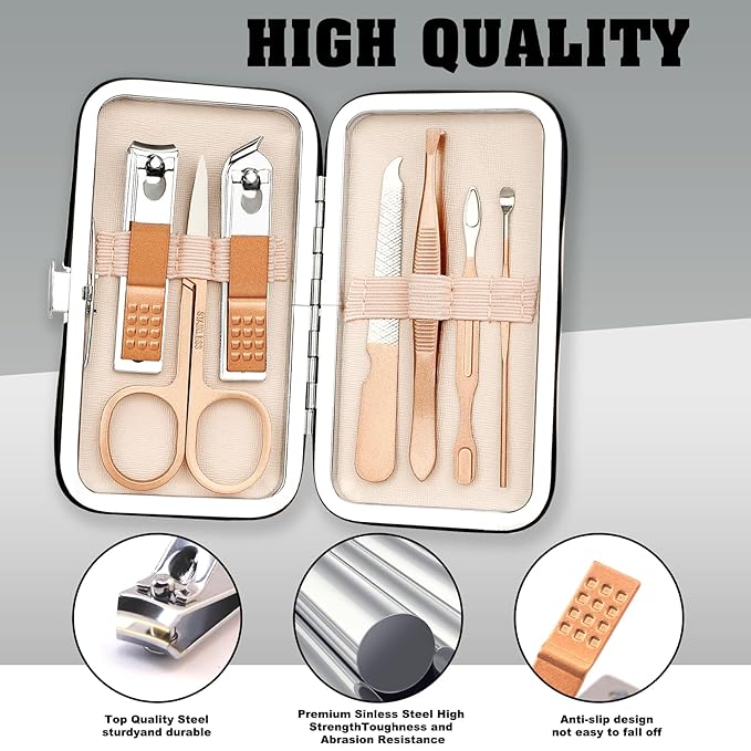 Nail Set,Pedicure Tools for Feet,Gifts for Women Valentine's Day Easter Nail Kit,Manicure Set Women,Travel Essentials,Manicure and Pedicure Kit,Nail Clippers for Women,Nail Care Kit,Manicure Tools