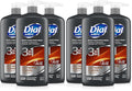 Dial Men 3 in 1 Body,Hair and Face Wash,Refresh,16 Fl Oz,Cleanses Deep + Gentle on Skin with Clean Rinse Technology,(Pack of 6)