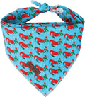 Lionet Paws Christmas Dog Bandana for Small Medium Large Dogs,Dinosaur Cat Dog Kerchief Washable Dog Triangle Bibs Scarf for Girl or Boy Gift