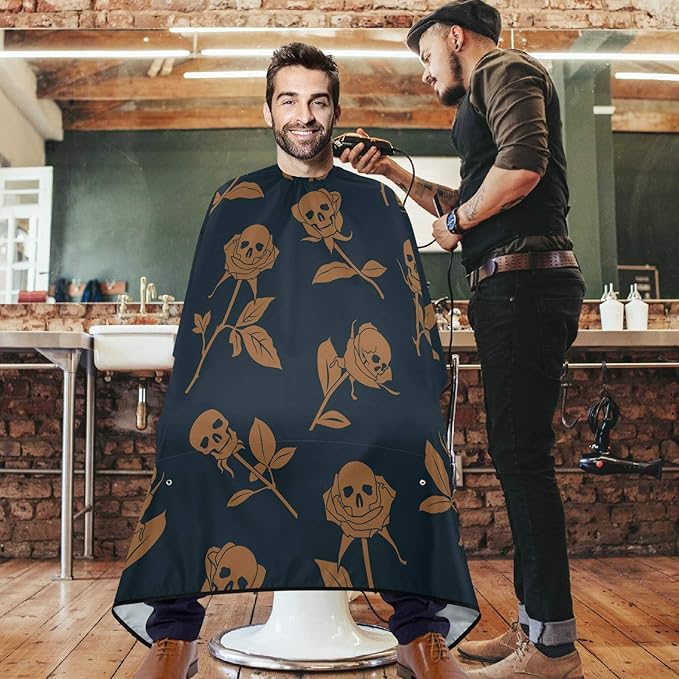 visesunny Professional Barber Cape Polyester Hair Cutting Salon Cape Apron Anti-Static Beard Bib Grooming Apron