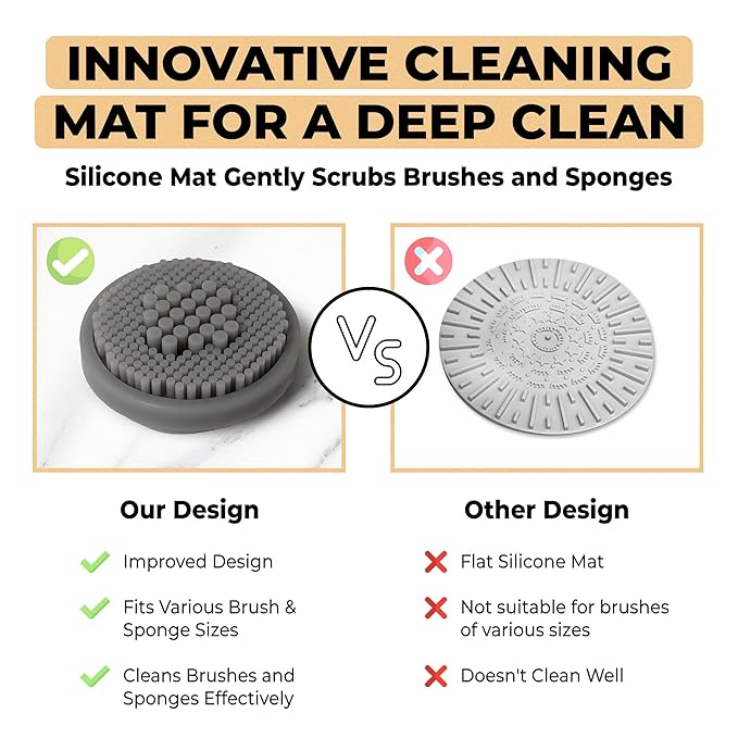 Ace Beauté Premium Electric Makeup Brush Cleaner Machine, Automatic Sponge and Make Up Brush Cleaner, Rechargeable and Efficient Deep Cleaning Tool for Beauty Enthusiasts and Professionals