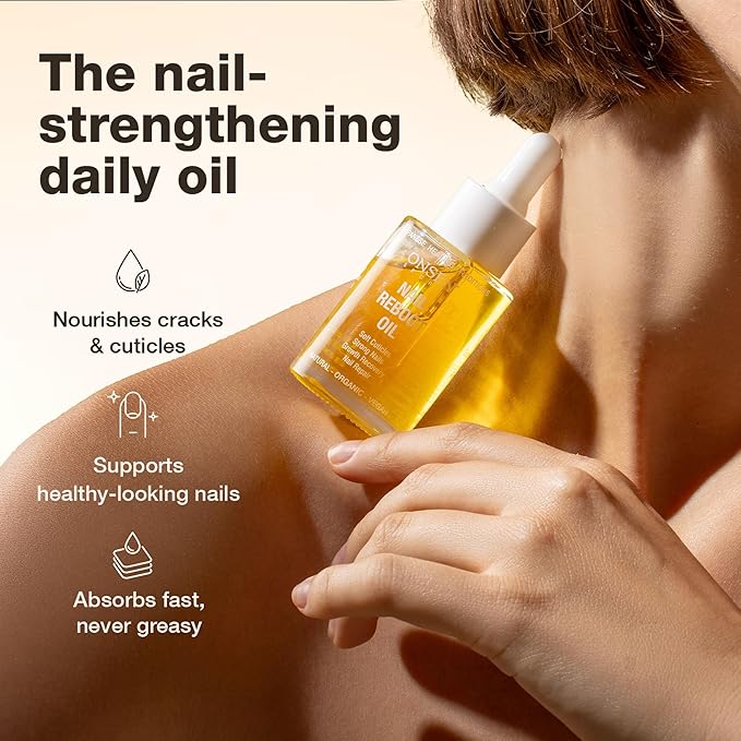 Onsen Secret Nail & Cuticle Repair Oil (2x35ml) - Dry Oil Formula - Japanese Tsubaki, Tea Tree & Jojoba - Strengthens Nails, Repairs Cuticles, Hydrates Skin & Hair - Natural & Vegan