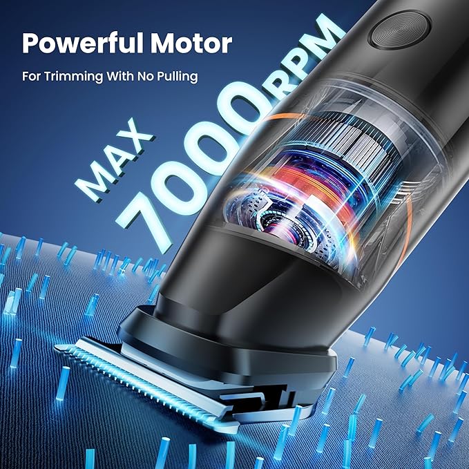 Manscape Body Hair Trimmer for Men, Waterproof Pubic, Groin & Ball Shaver, No-Nick Mens Electric Grooming Kit with LED Display, USB Rechargeable, Adjustable Guide Comb