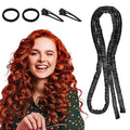 Heatless Curling Rod Headband, Heatless Curls Overnight Headband for Short Long Hair No Heat Overnight Curls with Thin Curlers to Sleep In Lazy Natural Soft Wave DIY