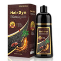 Silver Gray Hair Dye Shampoo 3 in 1, Long-lasting & Natural Hair Color Shampoo Lasting for 4 Weeks, Herbal Ingredients Natural Shampoo Hair Dye Effect in Minutes, Gifts for Men Women 500ml