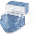 akgk Disposable Face Masks 100Pcs, 3 Layer Protective Face Mask Navy Blue Face Masks 100Pcs