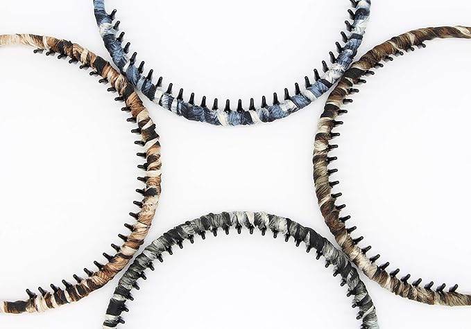 Fashion Comfy Headbands - Short Hair Bands (Teeth Comb,Hoop) - Not Easy To Break (4 Colors)