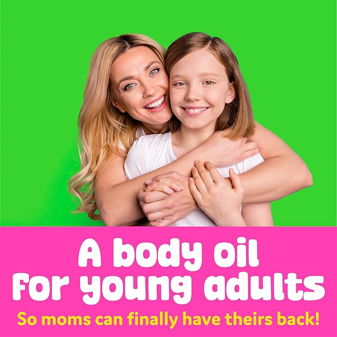 BeYoutiful Coconut Lime Body Oil for Kids & Teens, Easter Gifts for Kids, Hydrating Glow Oil for All Day Moisture with Jojoba & Sweet Almond, Soft Smooth Skin, 8 oz, Easter Stuffers