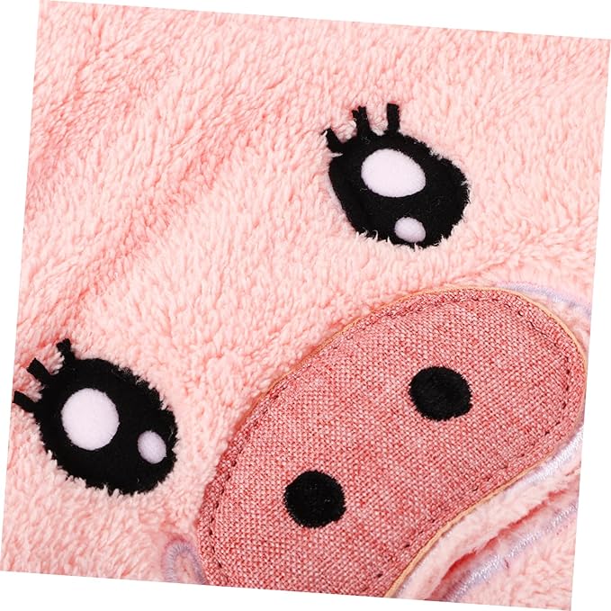 Face Steaming Towel for Skin Care Reusable Cartoon Pig Facial Mask Moisturizing Hot Cold Compress for Home Use Beauty Salons Versatile Face Drying