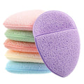 6Pcs Face Sponges for Cleansing, Reusable Faces Scrubber Pads for Women for Washing Face, Gentle Esponjas Faciales for Deep Pore Cleansing, Blackheads, Daily Facial Cleans, Makup Remover (Colorful)