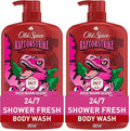 Old Spice Cleansing Body Wash for Men,3X Defense,24/7 Shower Fresh with Lasting Scent,2-in-1 Body & Face Wash,Raptorstrike with Dark Berry Scent,33.4 oz,(Pack of 2)