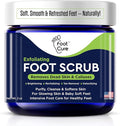 Exfoliating Foot Scrub with Pumice Stone powder - Gentle Moisturizing Foot Scrub for Dry Skin - Cracked Heel Repair for Smooth, Soft Feet - Pedicure Foot Spa 1 Pack