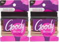 Goody Ouchless Seamless Hair Elastics, 10 Ct, Neutral Tones, Damage-Free Gentle Hold Ties, No Snag or Pull, For All Occasions, Chic Styling Accessories for Women & Men, All Hair Types (Pack of 2)