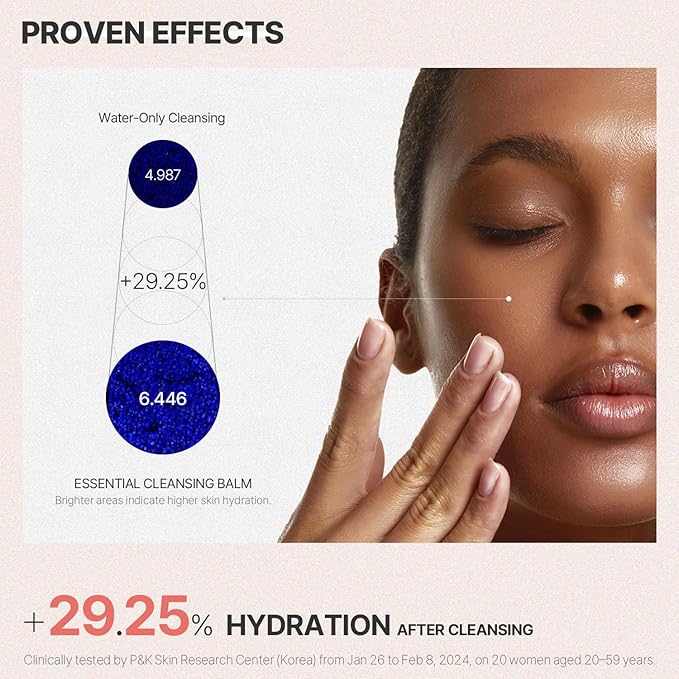 BHAB SLOWCHAGA Essential Cleansing Balm with BHA AHA LHA, Makeup Remover Balm with Hyaluronic Acid, Jojoba Oil, Ceramides for Deep Cleansing, Pore Care & Hydration - Korean Skincare 3.38 fl oz (100ml)