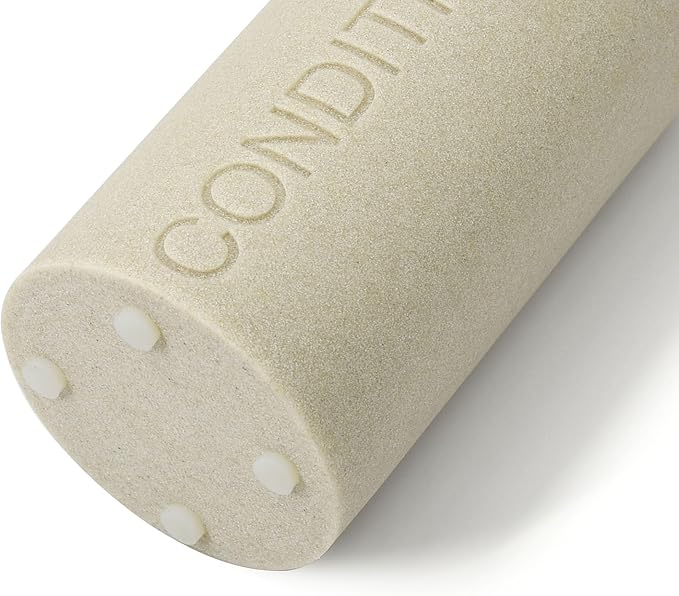 Resin Tan Sandstone Conditioner Engraved Bottle Refillable Pump Dispenser, Durable Waterproof Resin Construction for Bath, Shower - Tan Sandstone ORB Pump