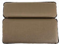 Splash Home Sooth Double Chamber Vinyl Spa Pillow, Machine Washable, 14.6" x 11.8", Taupe